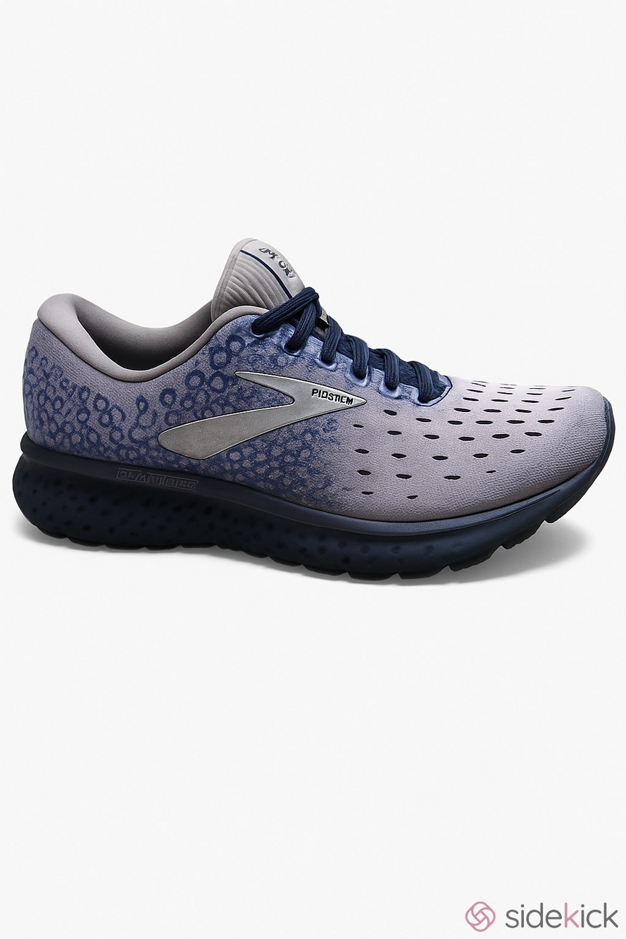 Brooks Women's Glycerin17 Running Shoe - Lavender and Navy 8.5